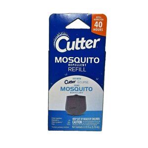 Cutter Mosquito Repellent 40-Hour Refill For Use w/ Cutter Eclipse Zone NEW